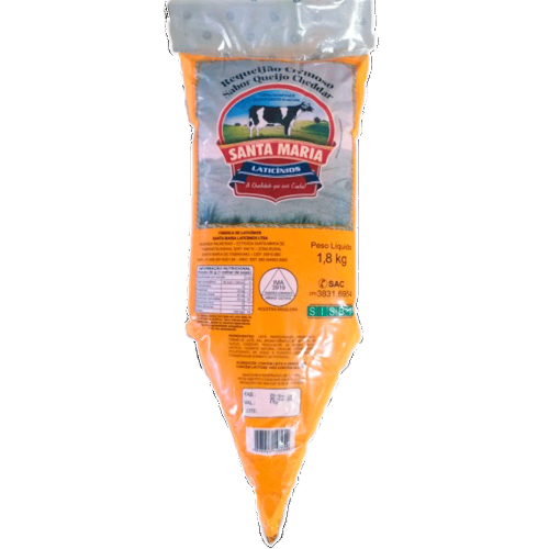 Requeijão Cheddar Com Amido Santa Maria 1,8Kg - BG